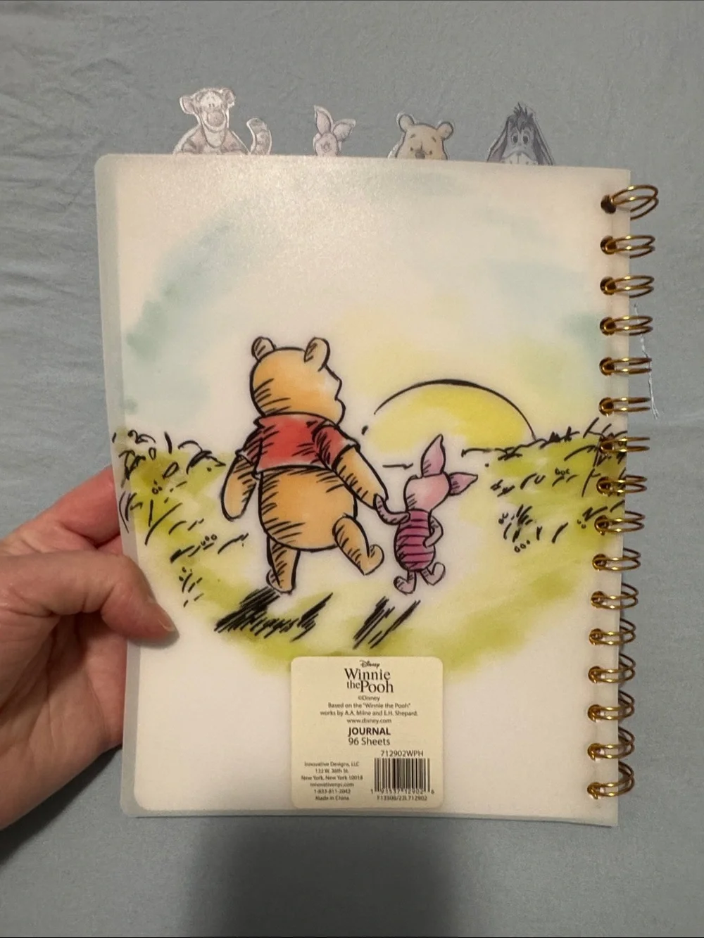 Winnie the Pooh Hanging Balloon Art Notebook
